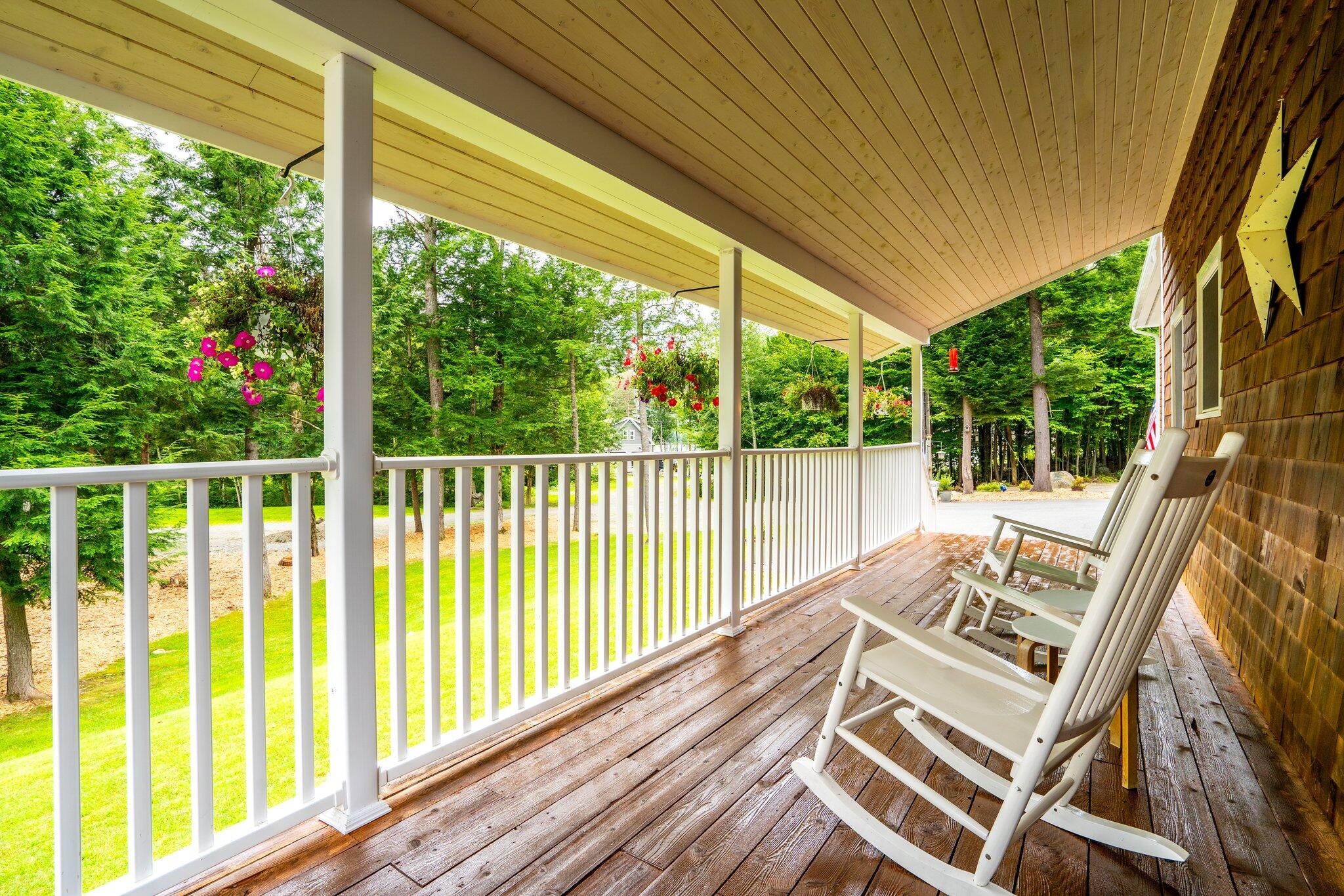 221 Rams Island Road Dover-Foxcroft, ME 04426 - Photo 14 of 75 Covered Porch Area