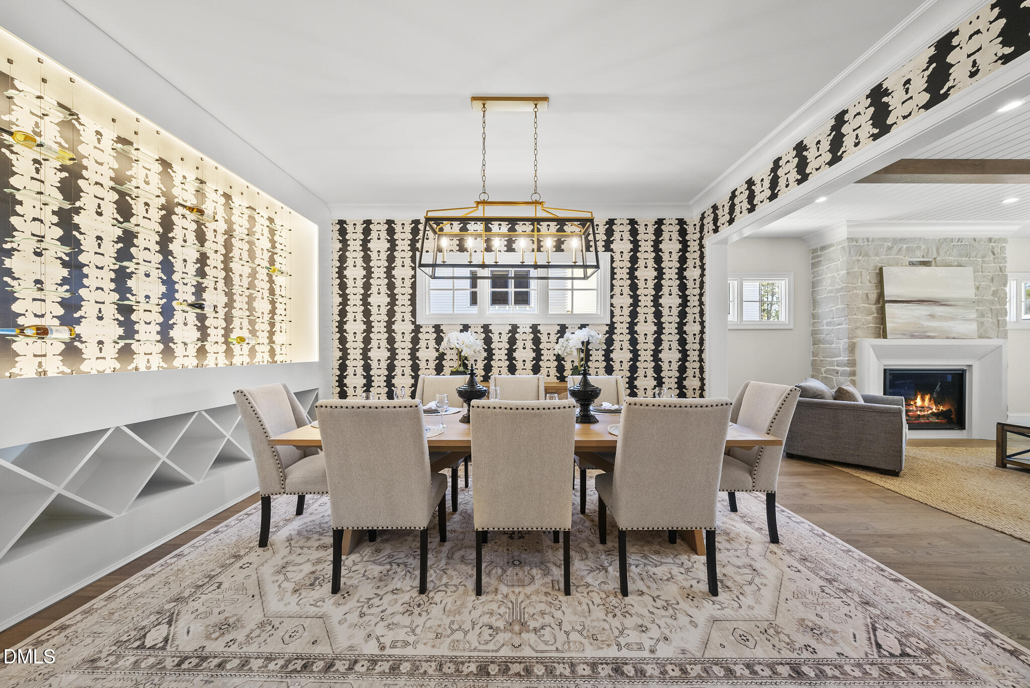 3317 Hampton Road Raleigh, NC 27607 - Photo 14 of 45 a view of a dining room with furniture window and wooden floor