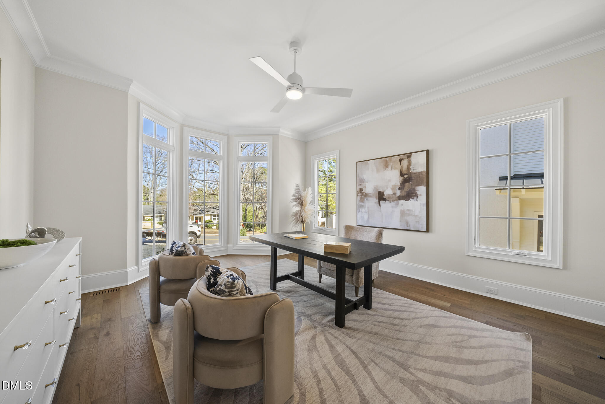 3317 Hampton Road Raleigh, NC 27607 - Photo 19 of 45 a living room with furniture and a large window