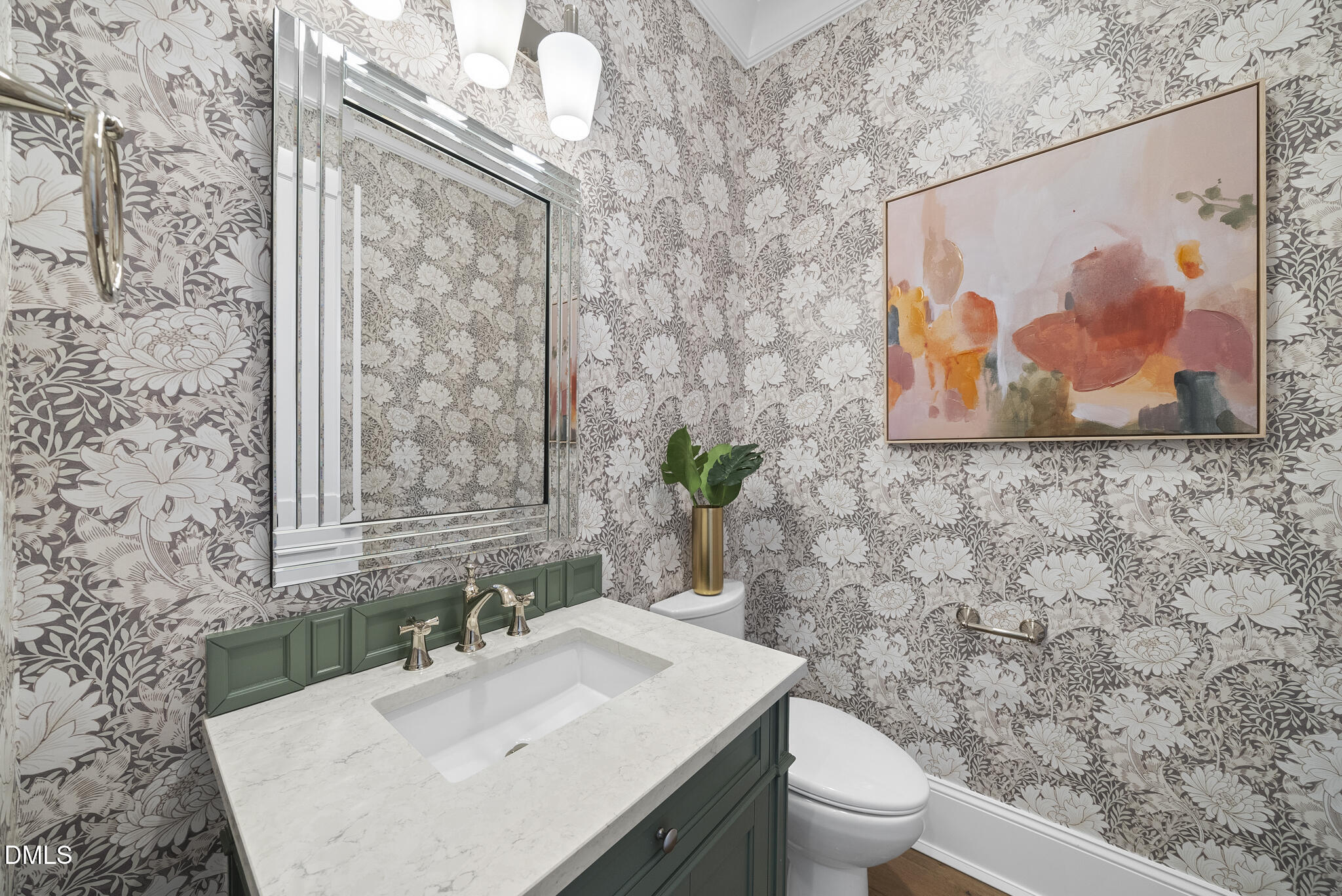 3317 Hampton Road Raleigh, NC 27607 - Photo 22 of 45 a bathroom with a sink toilet and mirror