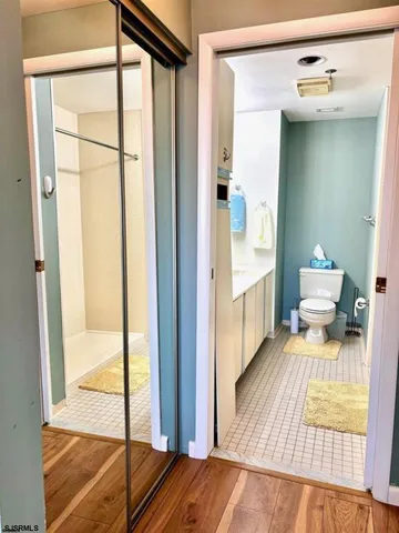 a view of a bedroom from a hallway