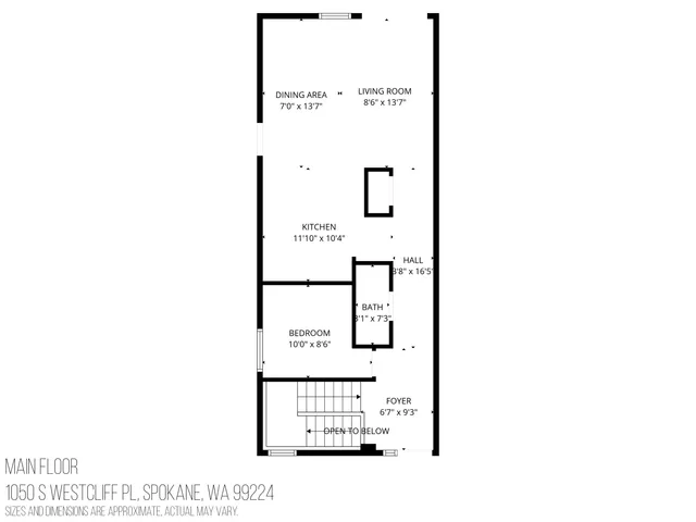 $450,000 | 1050 South Westcliff Place, Spokane, WA 99224