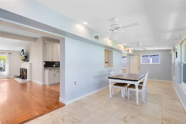 a workspace with furniture and window