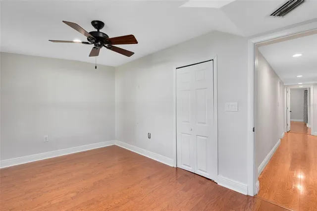 wooden floor in an empty room