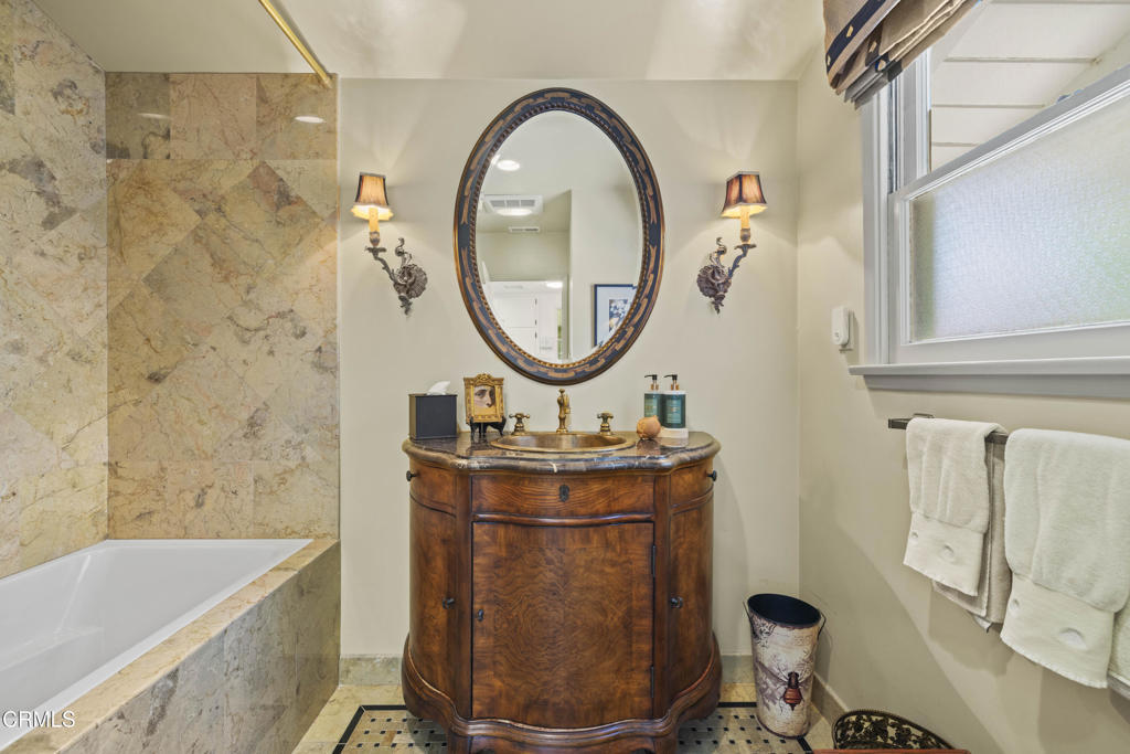 0 Stokes Canyon Road Calabasas, CA 91302 - Photo 31 of 52 a bathroom with a sink mirror toilet and bathtub