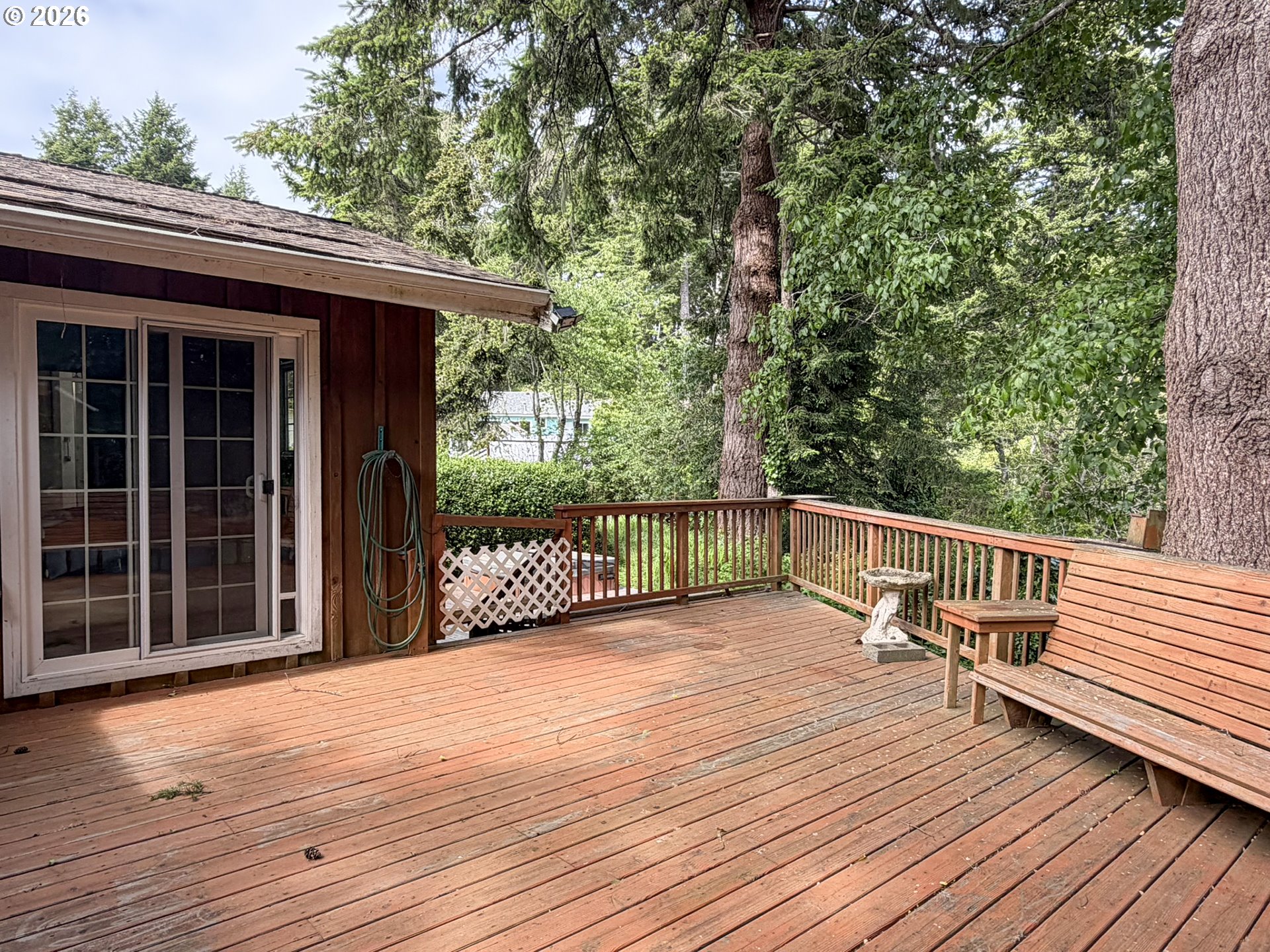1372 Hampton Road Brookings, OR 97415 - Photo 32 of 42 a view of a wooden deck