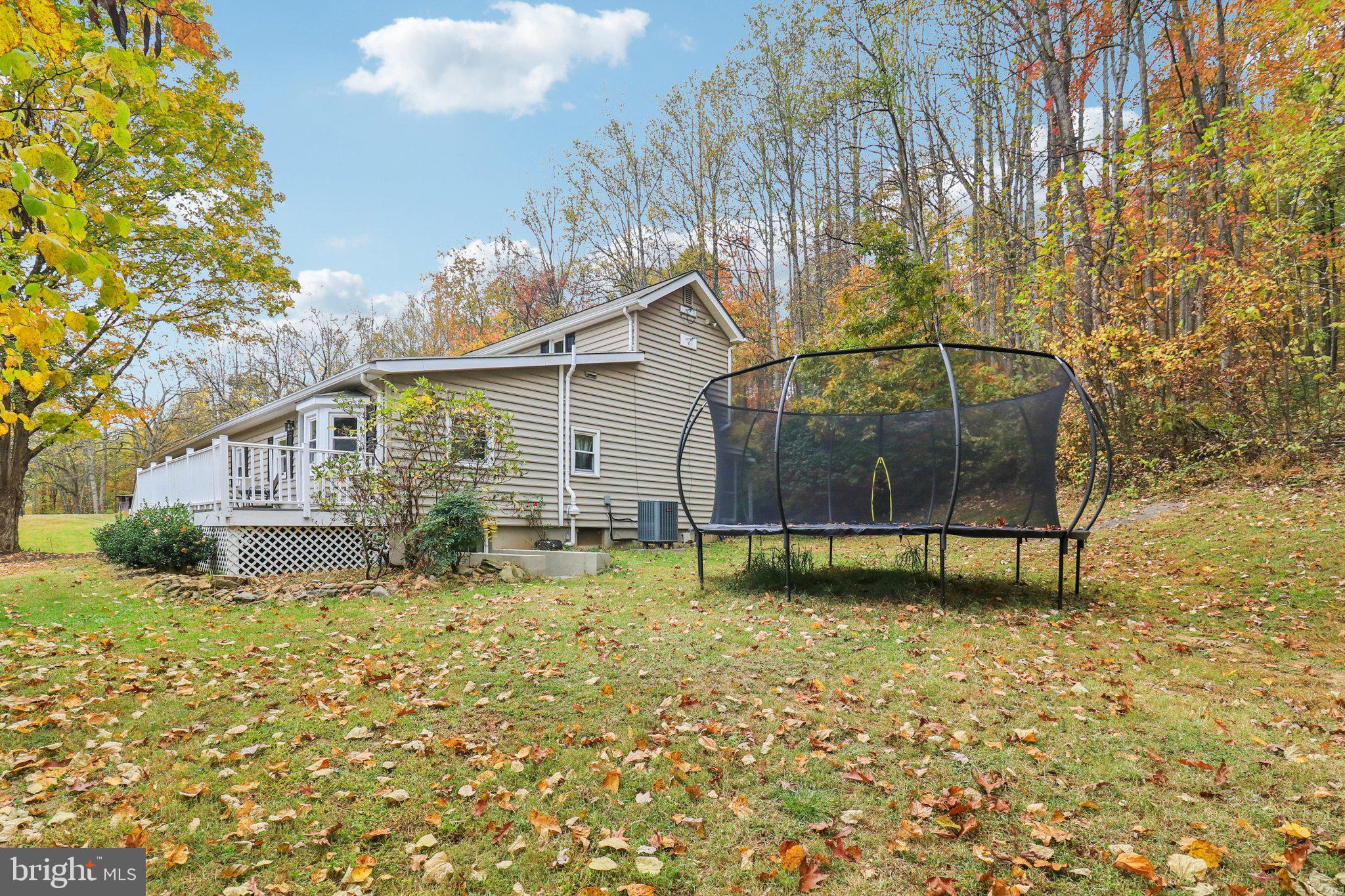 9830 Wineberry Road Marshall, VA 20115 - Photo 73 of 105 a backyard of a house with lots of green space and fountain