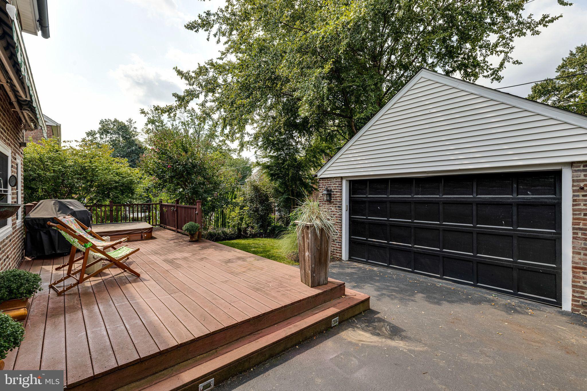 1509 Cliff Road Wynnewood, PA 19096 - Photo 24 of 28 Deck/Garage