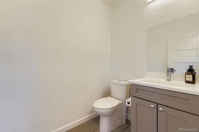 a view of a balcony with wooden floor