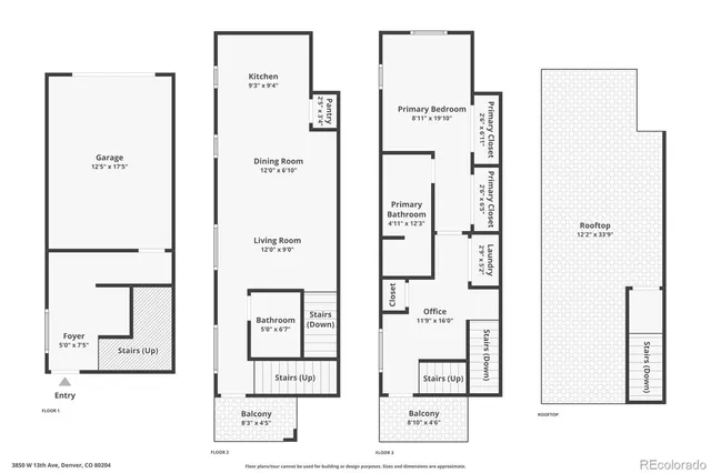 $554,900 | 3850 West 13th Avenue, Denver, CO 80204
