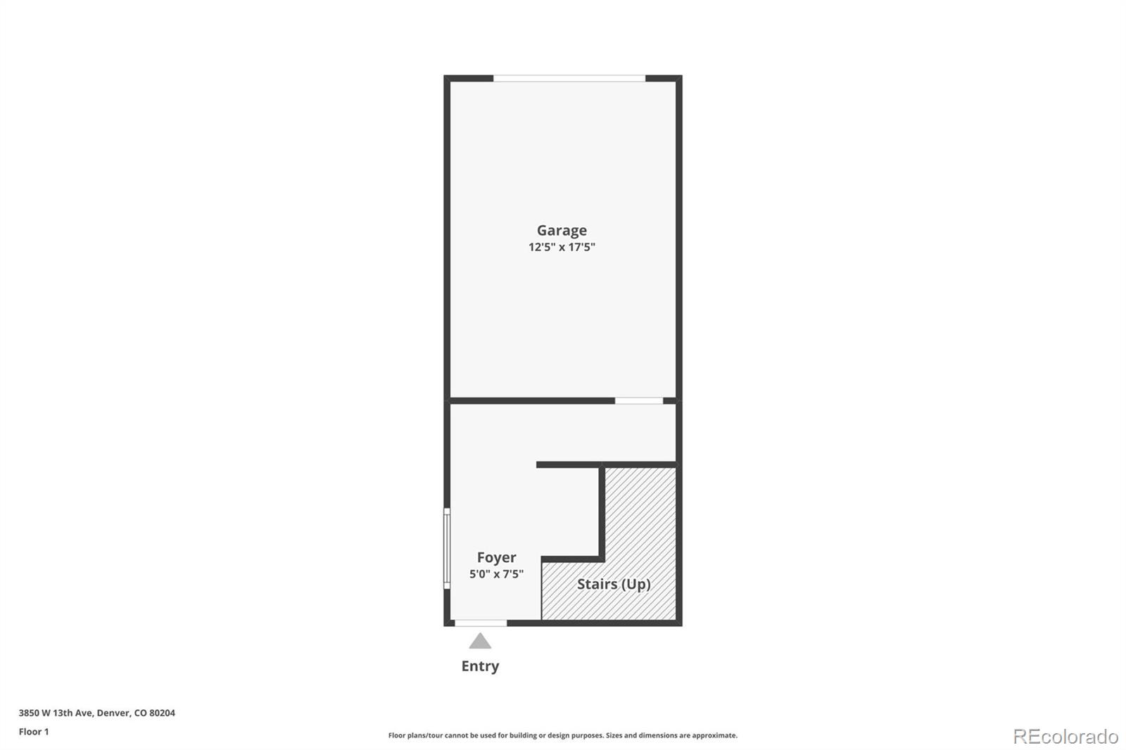 3850 West 13th Avenue Denver, CO 80204 - Photo 29 of 32 a picture of a floor plan