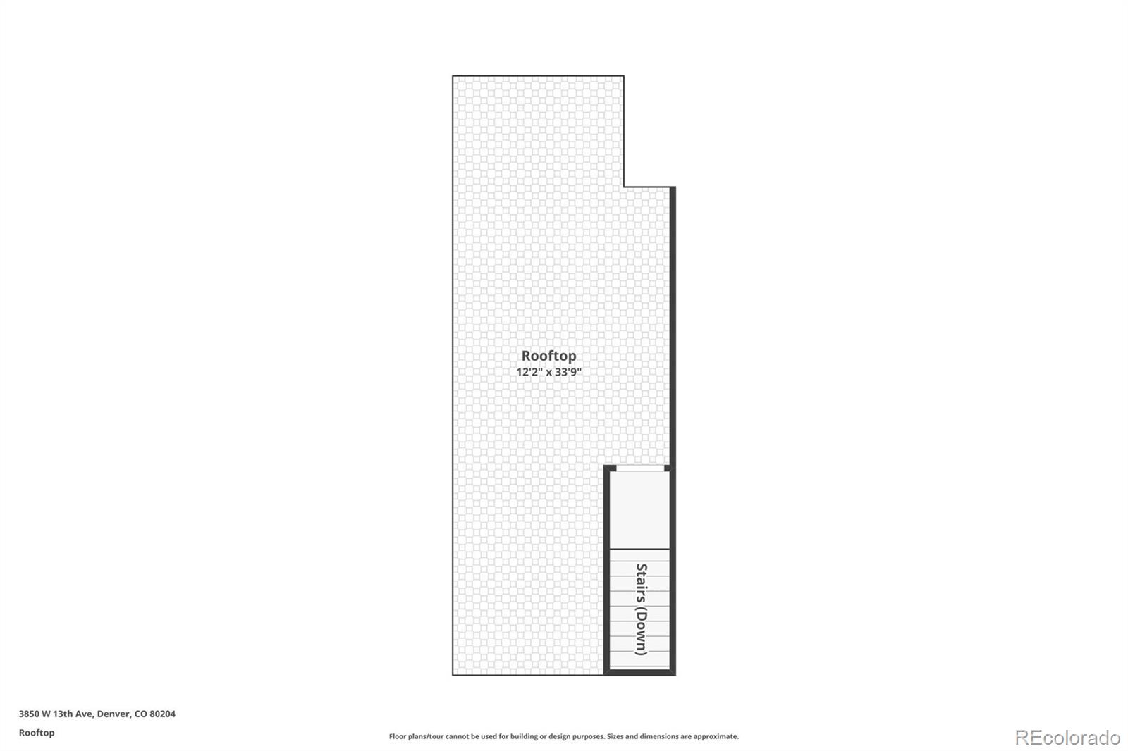 3850 West 13th Avenue Denver, CO 80204 - Photo 32 of 32 a picture of a room with a floor plan