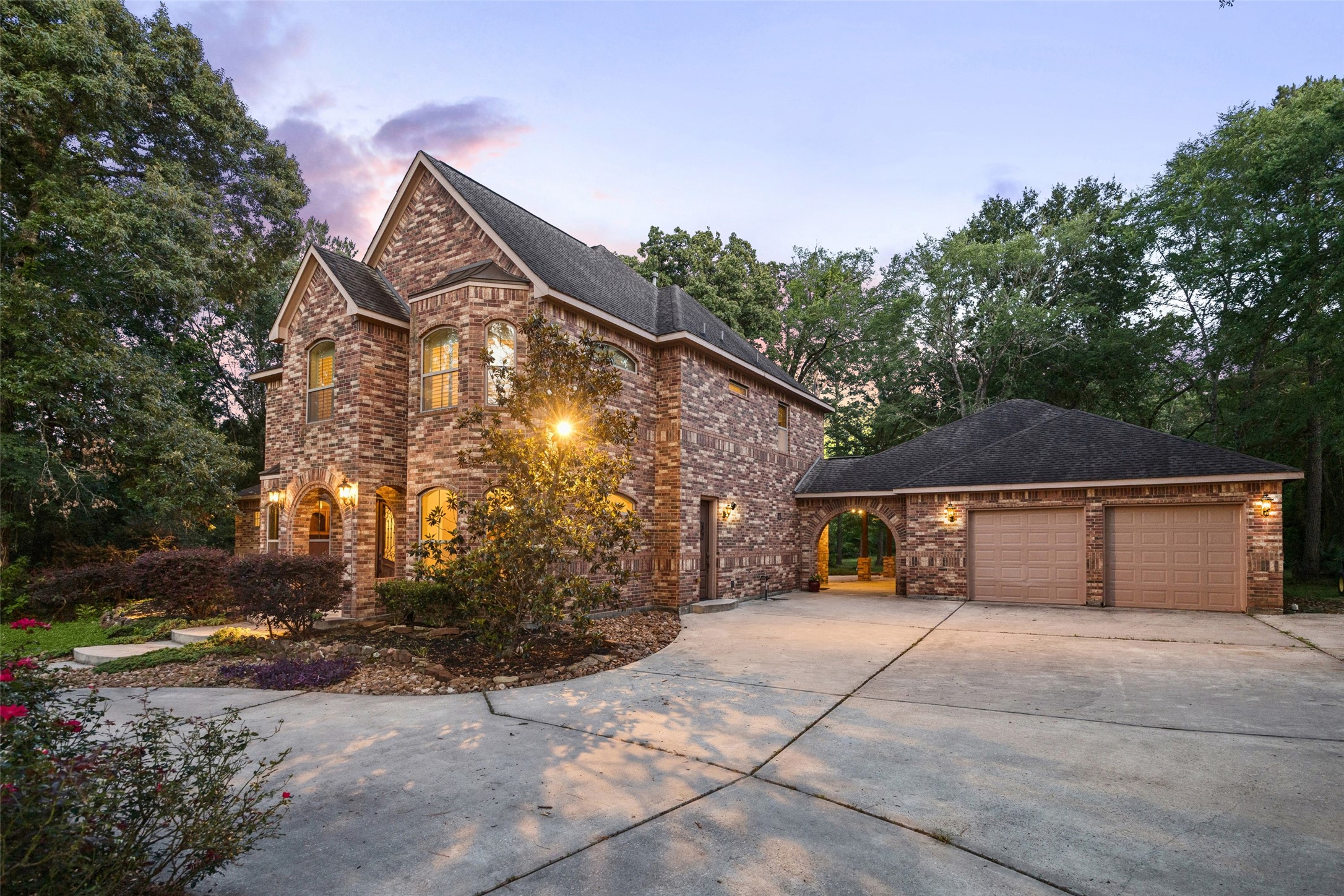 28503 Champions Ridge Road Magnolia, TX 77354 - Photo 2 of 45 With a private well that supplies water to the home, a LOW tax rate, and 5 gorgeous acres, this home is ready for you to enjoy. With plenty of open space and peaceful surroundings, this property offers the perfect opportunity for country living at its finest.
