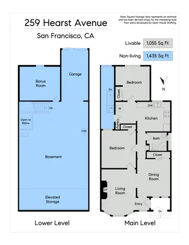 $799,000 | 259 Hearst Avenue, San Francisco, CA 94131