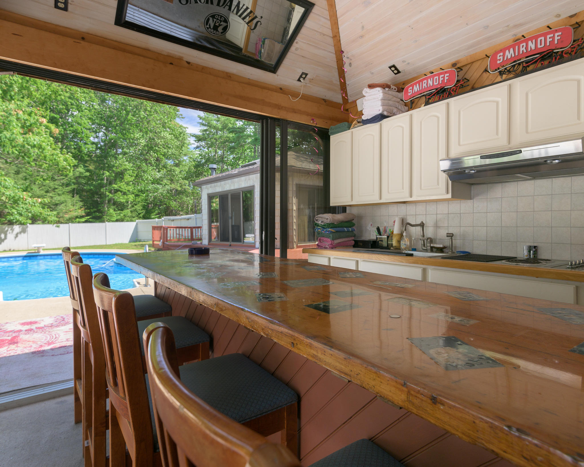 1 Wolf Creek Road York, ME 03902 - Photo 30 of 38 Spacious bar with sink and stove