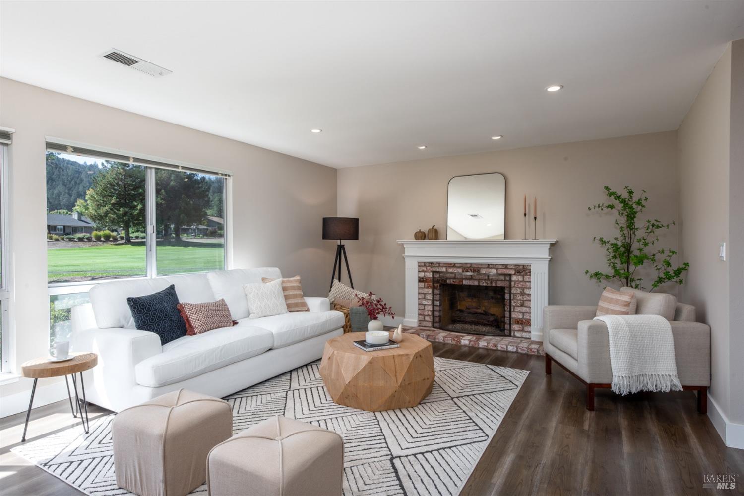 7708 Pythian Court Santa Rosa, CA 95409 - Photo 1 of 1 Views of golf course and fireplace in Living room