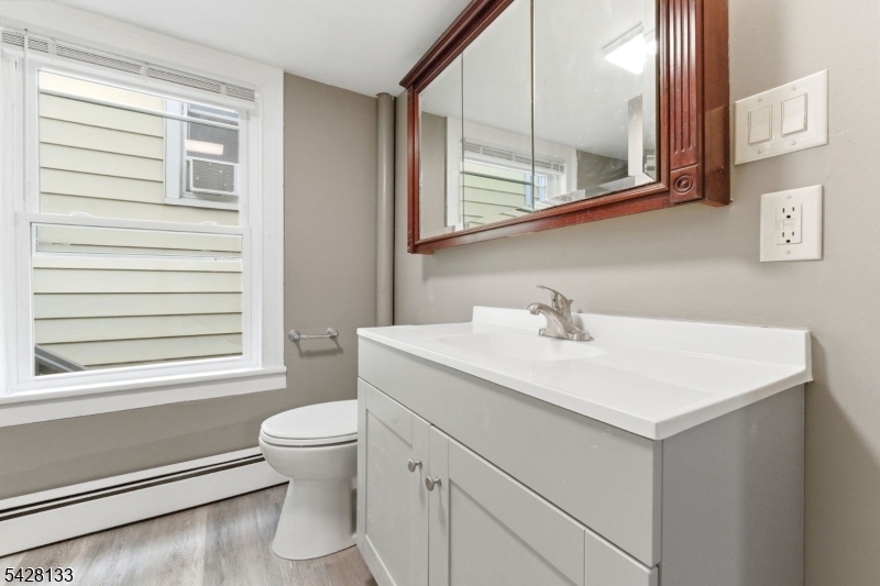 58 Bridge Street Milford, NJ 08848 - Photo 9 of 13 a bathroom with a sink a toilet and a window