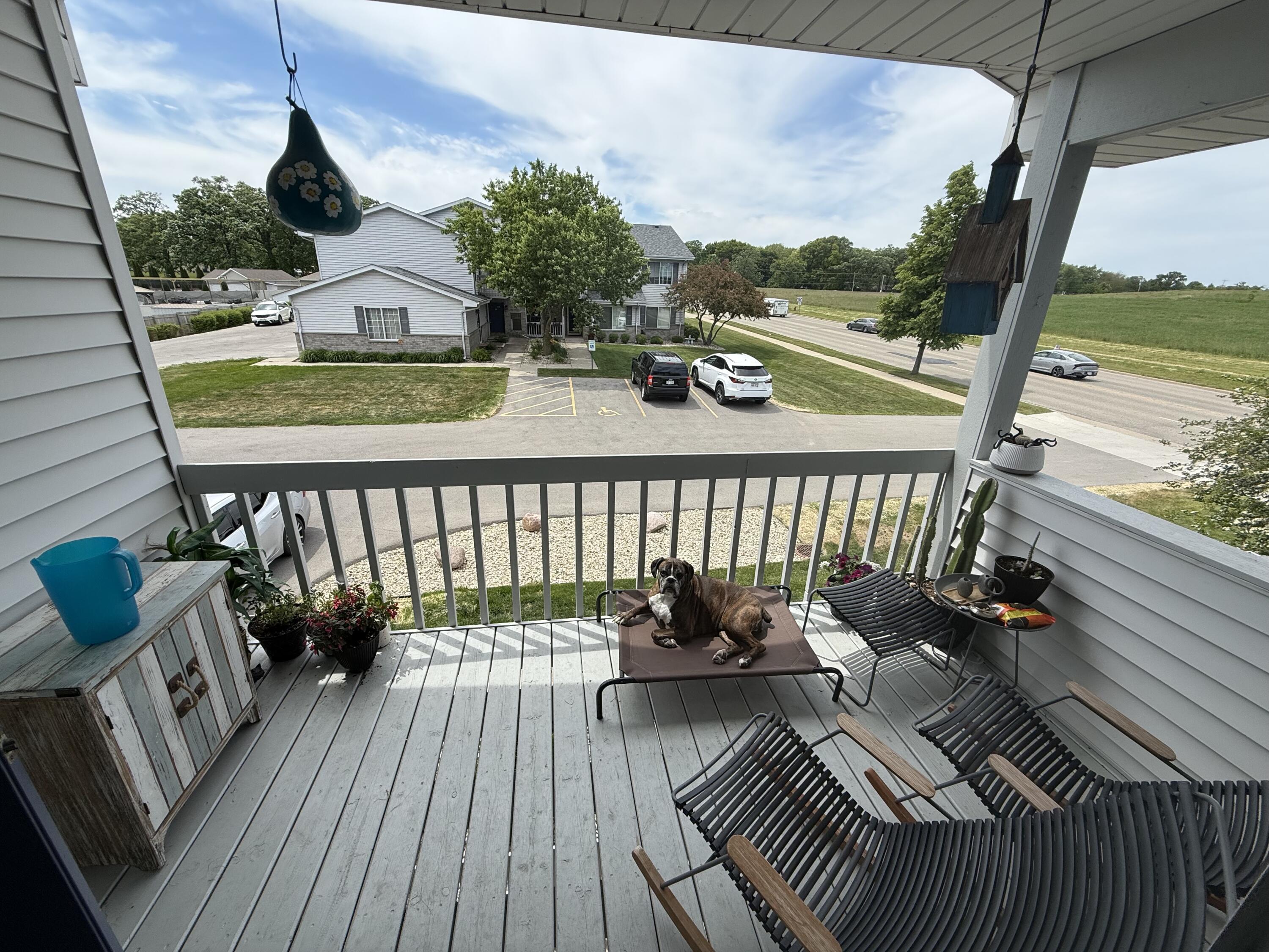 3615 85th Street, Unit F Kenosha, WI 53142 - Photo 4 of 12 Balcony