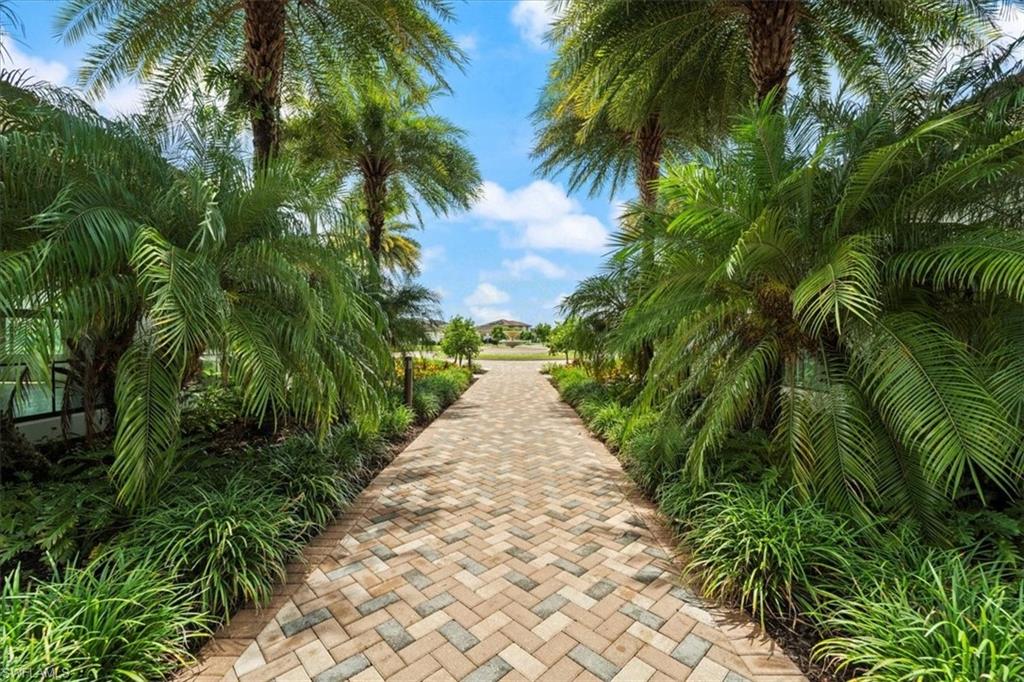 5474 Cassidy Lane Ave Maria, FL 34142 - Photo 17 of 31 a view of a pathway both side of a yard