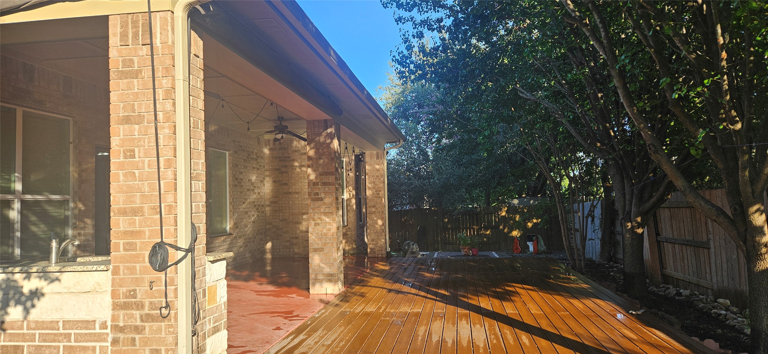 116 Azimuth Drive Austin, TX 78717 - Photo 7 of 33 a view of a backyard of the house