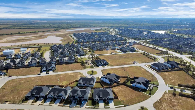 a aerial view of a house