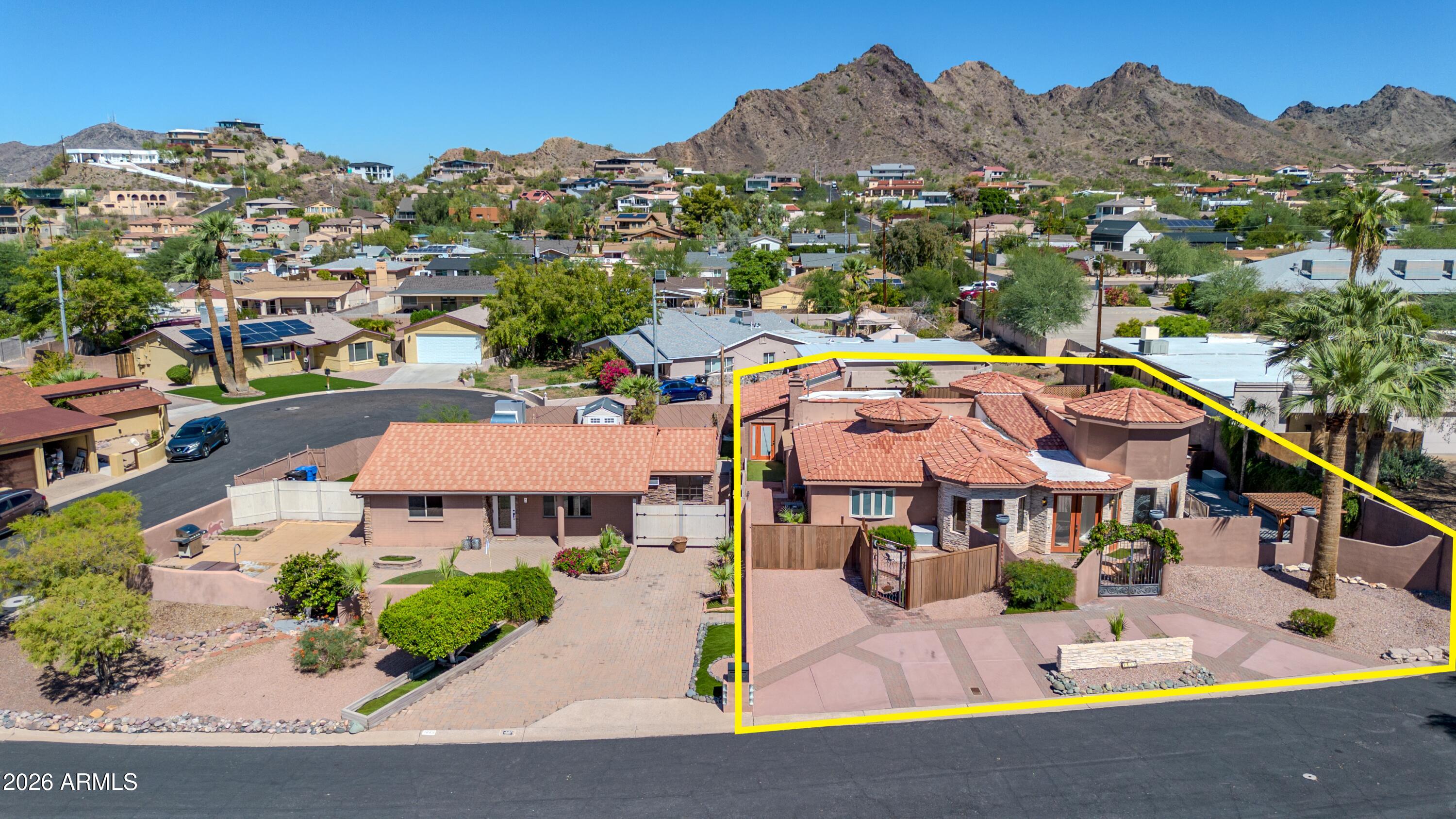 1450 East Royal Palm Road Phoenix, AZ 85020 - Photo 66 of 72 1450 E Royal Palm Rd Drone-5-Outline