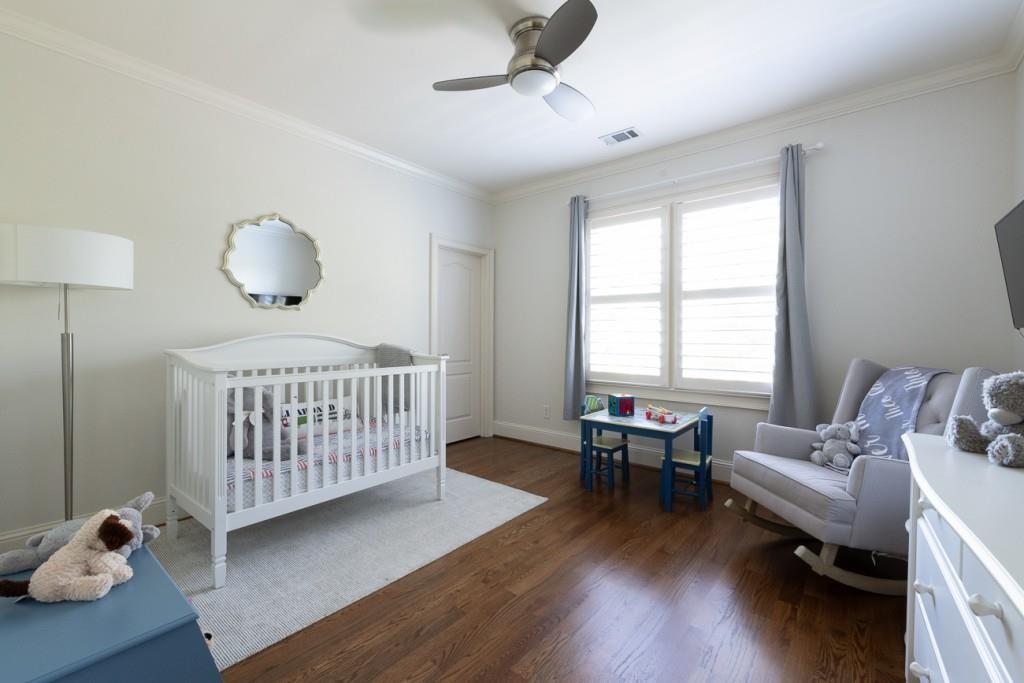 165 Autry Trail Alpharetta, GA 30022 - Photo 37 of 70 a bedroom with furniture and wooden floor