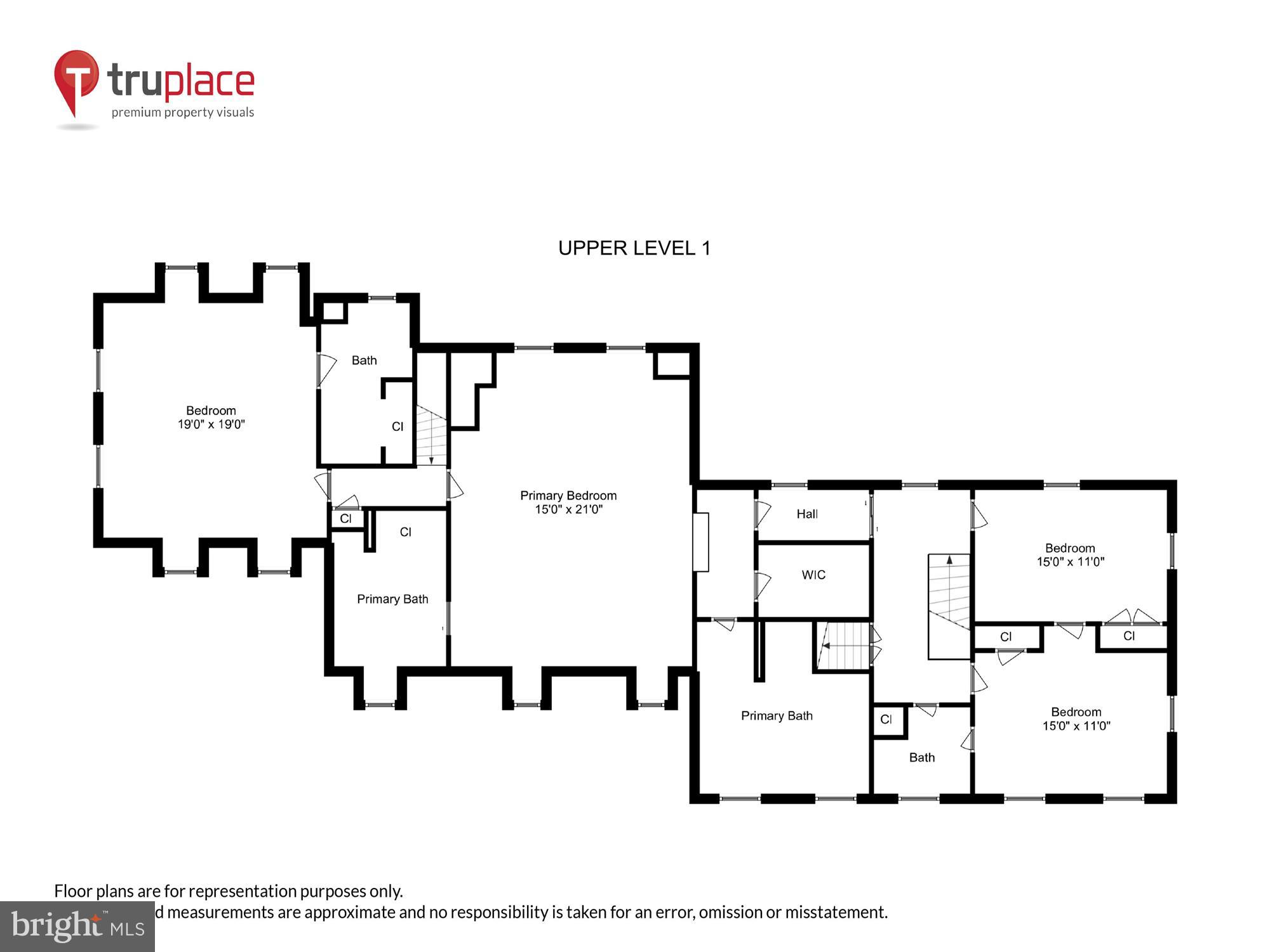 10703 Stevenson Road Stevenson, MD 21153 - Photo 33 of 85 Upper level floorplan