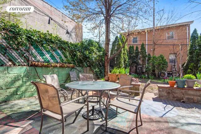 a view of building with yard