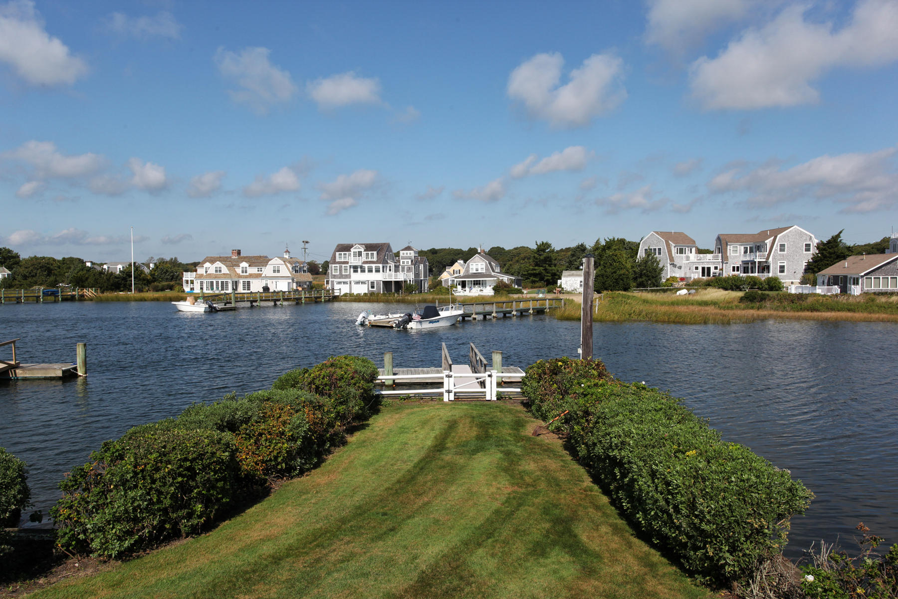 62 Long Beach Road Centerville, MA 02632 - Photo 25 of 27 a view of a lake with houses