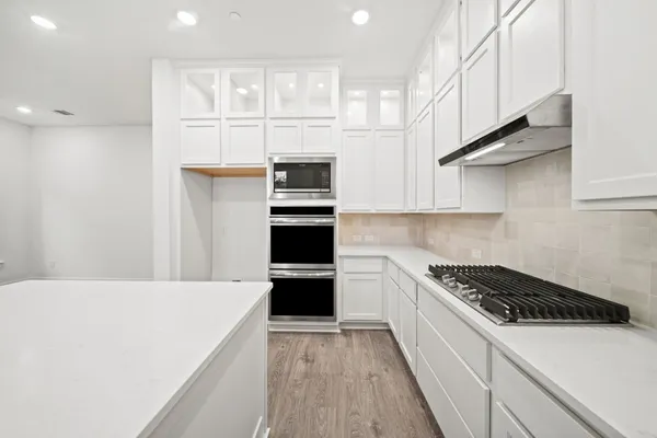 a view of hallway with a window
