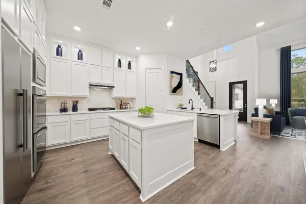 a view of an empty room