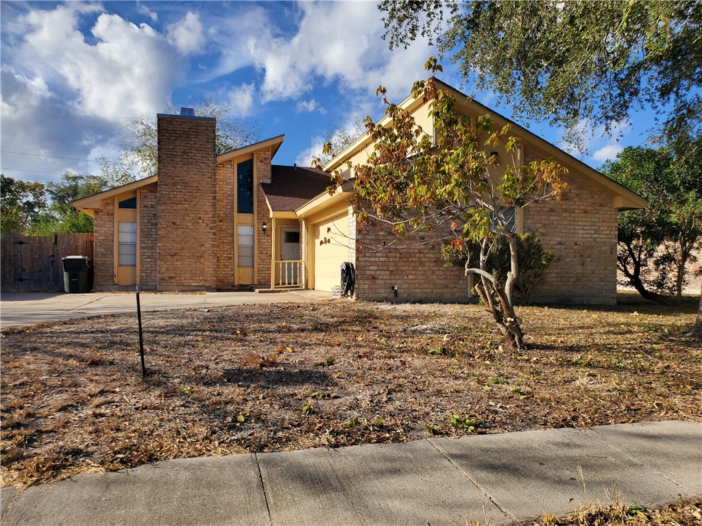 a backyard of a house