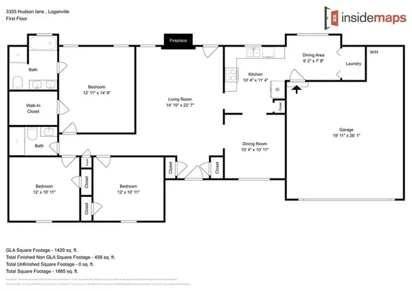 $2,000 | 3355 Hudson Lane, Loganville, GA 30052