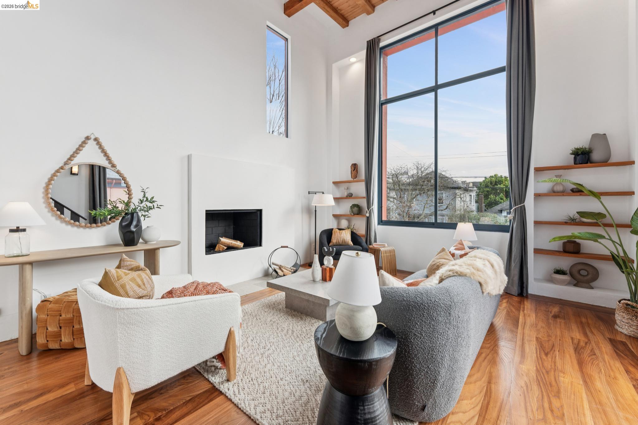 2015 Delaware Street, Unit A Berkeley, CA 94709 - Photo 25 of 60 a living room with furniture and a flat screen tv