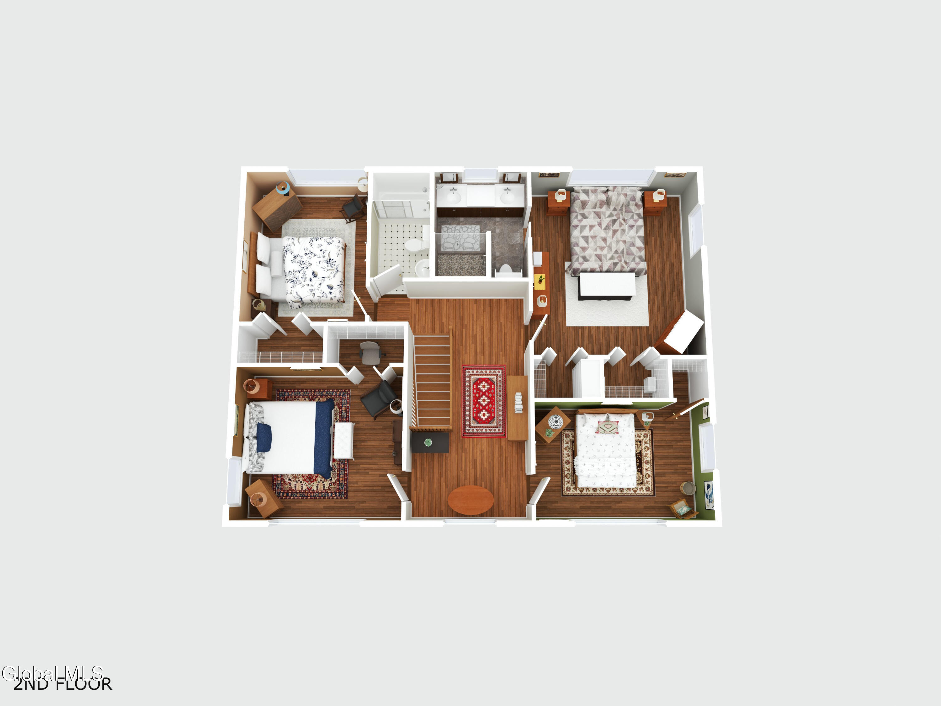267 Kenyon Road Greenwich, NY 12834 - Photo 75 of 80 second floor 267 kenyon dollhouse