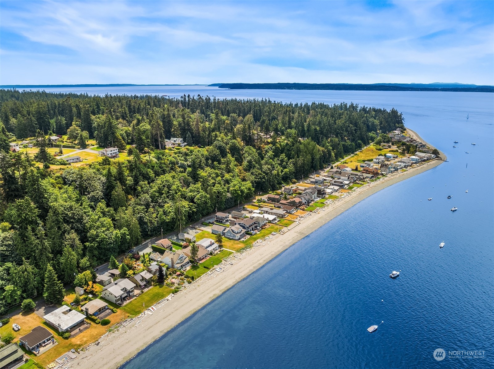 6346 South Bay Road Freeland, WA 98249 - Photo 34 of 40 a view of a lake with a mountain