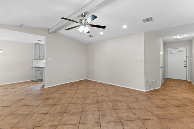 a view of an empty room