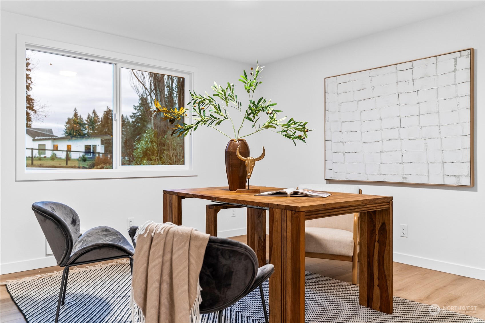 23033 192nd Avenue Southeast Renton, WA 98058 - Photo 28 of 40 a view of a dining room with furniture and window