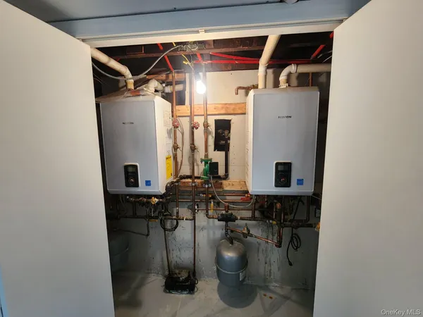 a view of storage and utility room