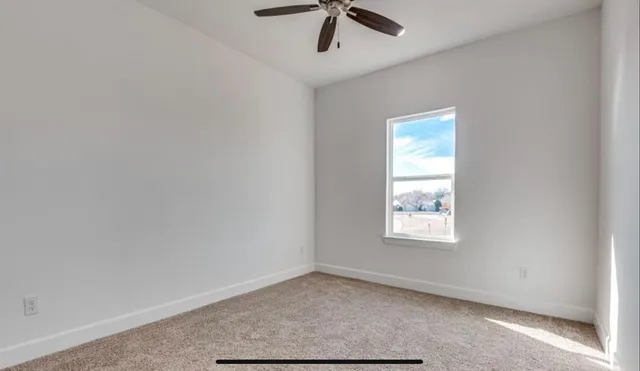 a view of a hallway with a closet