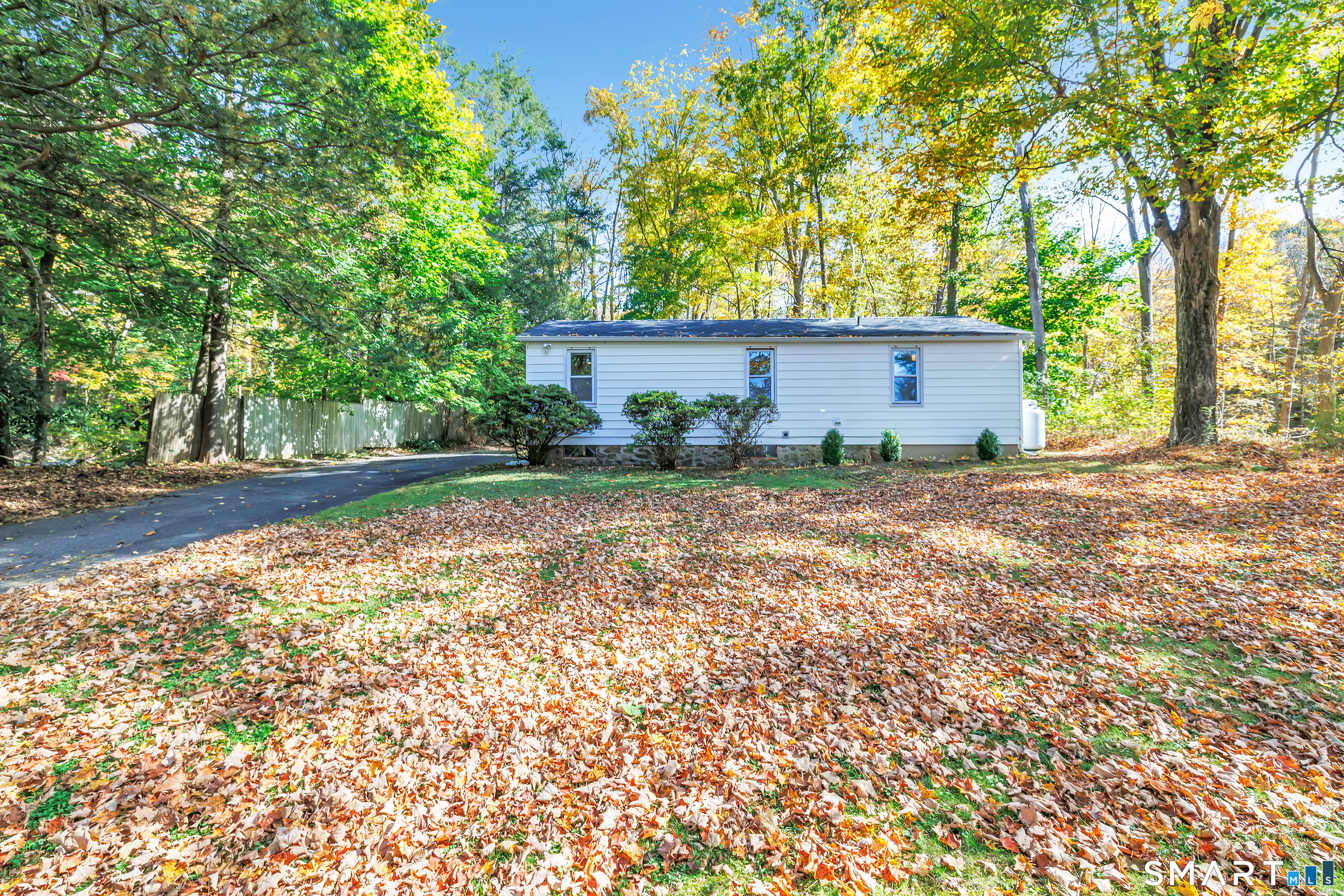 90 John Read Road, Unit A Redding, CT 06896 - Photo 16 of 17 Parking area for Cottage and view from back yard