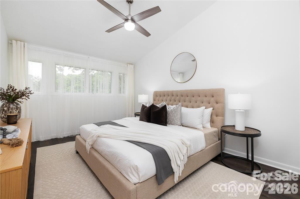 58 Ridgeport Road Clover, SC 29710 - Photo 17 of 41 a bedroom with a bed and a potted plant