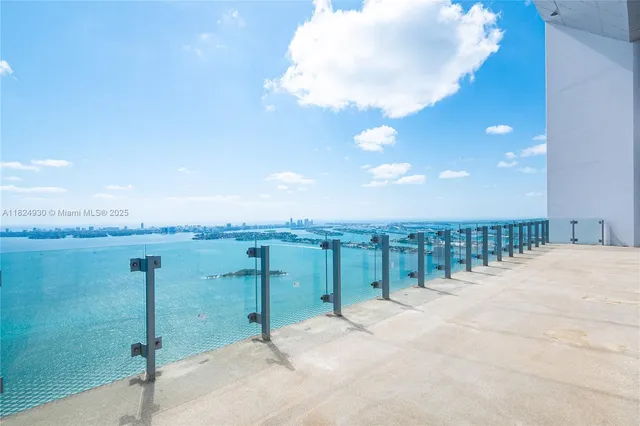 a view of city with balcony