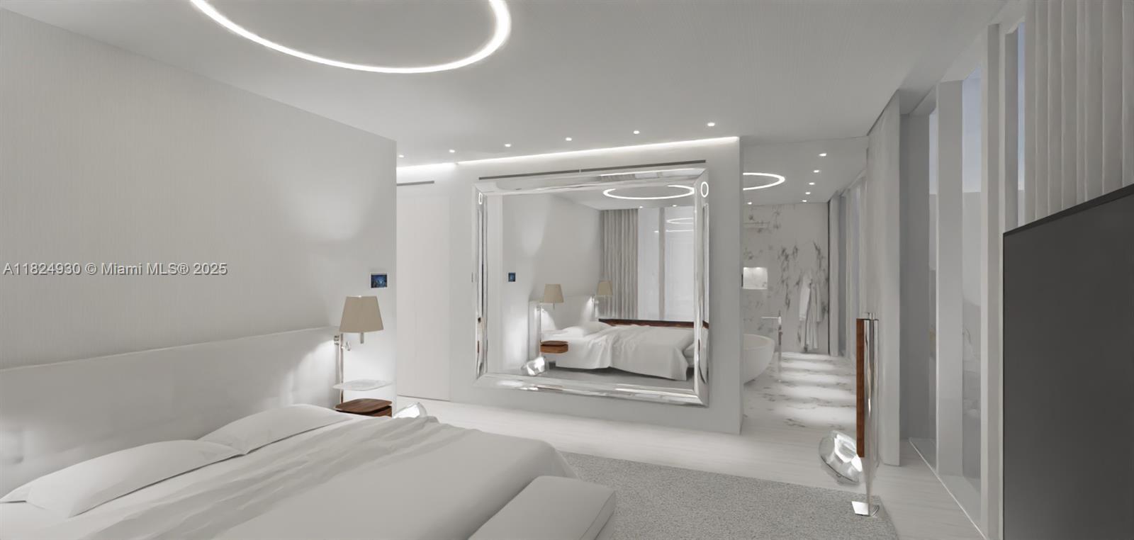 700 Northeast 26th Terrace, Unit PH02 Miami, FL 33137 - Photo 22 of 24 a spacious bathroom with a tub and shower