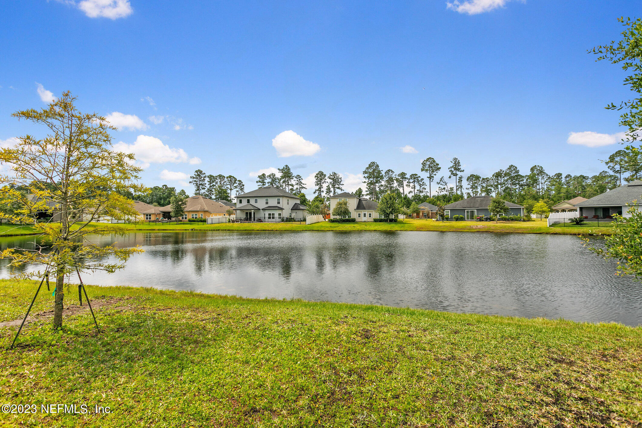 9864 Sailor Drive Jacksonville, FL 32221 - Photo 42 of 44 a view of a lake with a house in the background