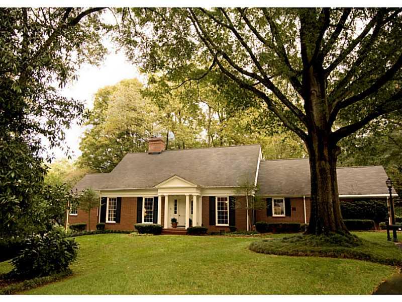 3651 Rembrandt Road Northwest Atlanta, GA 30327 - Photo 1 of 1 Exterior Front. This is a classic Georgian Ranch that has withstood the test of time