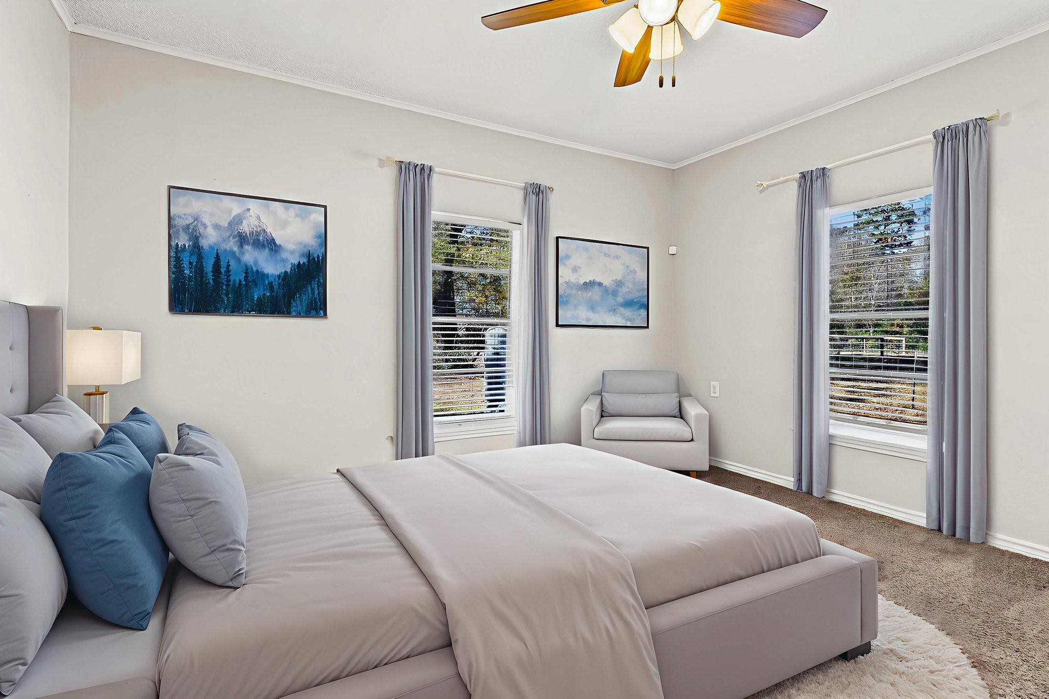 180 Ellis Lovett Road Shepherd, TX 77371 - Photo 17 of 24 3D Staged Bedroom