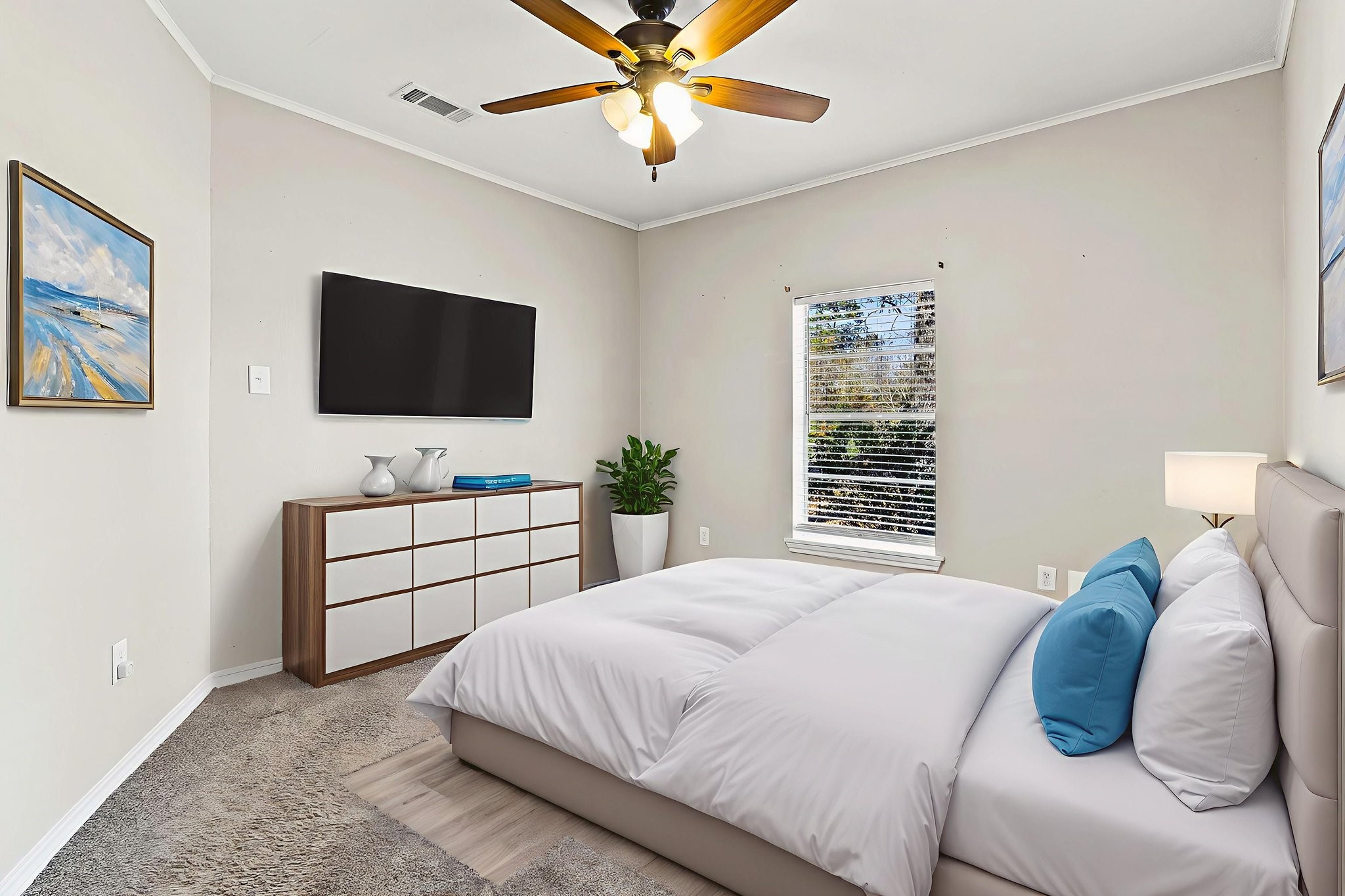 180 Ellis Lovett Road Shepherd, TX 77371 - Photo 19 of 24 3D Staged Bedroom