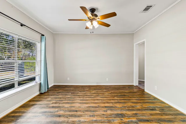 a view of an ocean & kitchen